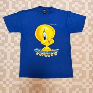Vintage 90s Tweety Bird Looney Tunes shirt size Large